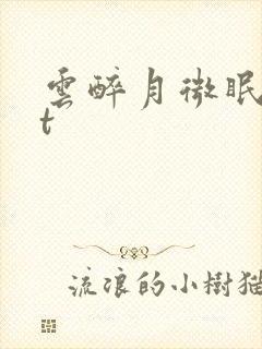 云醉月微眠txt