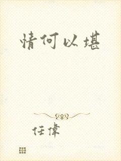 情何以堪封面