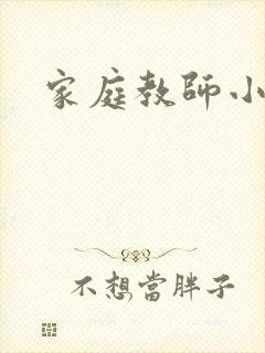 家庭教师小说
