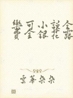 乐可小说全文免费金银花露封面