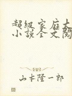 超级家庭大杂烩小说全文阅读