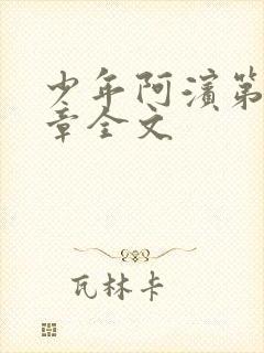 少年阿滨第13章全文