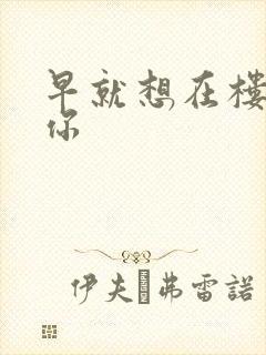 早就想在楼梯要你