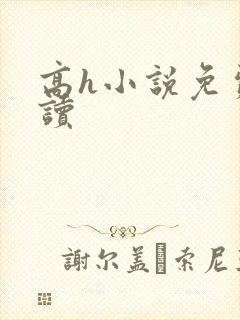 高h小说免费阅读
