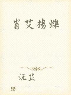 肖艾杨烁