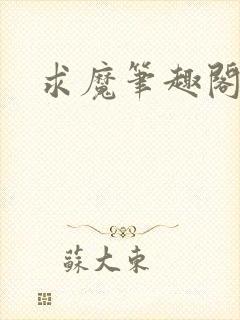 求魔笔趣阁封面