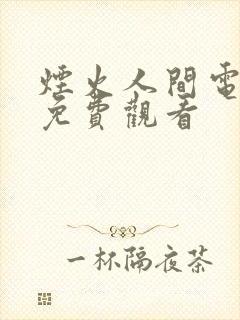 烟火人间电视剧免费观看