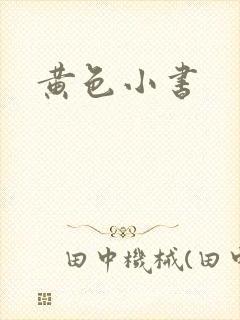 黄色小书封面