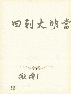 回到大明当才子