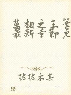 万相之王笔趣阁最新章节免费阅读