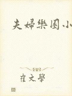 夫妇乐园小说