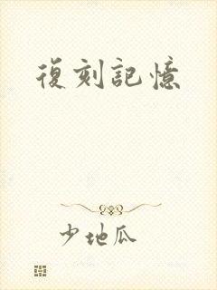 复刻记忆封面