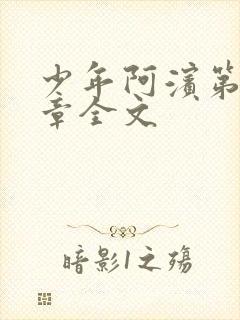 少年阿滨第13章全文