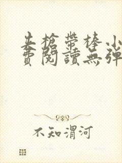 夹枪带棒小说免费阅读无弹窗笔趣