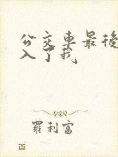 公交车最后一排入了我