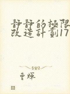 静静的极限自我改造计划17