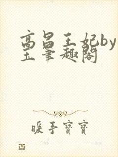 高昌王妃by黛玉笔趣阁