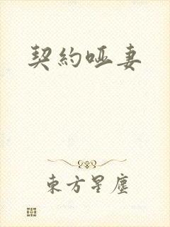 契约哑妻封面