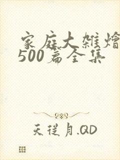 家庭大杂烩小说500篇全集封面
