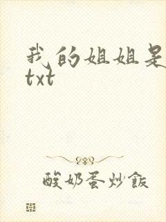 我的姐姐是美女txt