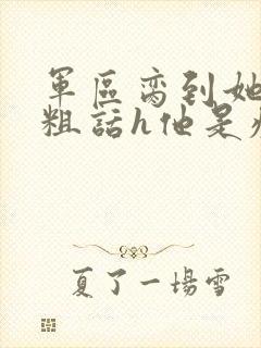 军区脔到她哭h粗话h他是疯批