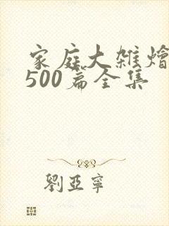 家庭大杂烩小说500篇全集封面
