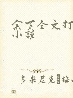 余下全文打不开小说