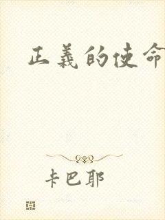正义的使命小说