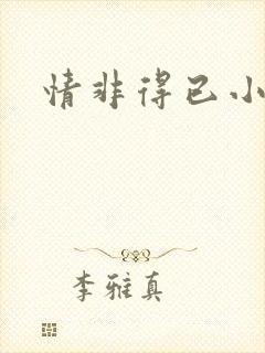 情非得已小说