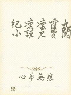 纪凛凛霍九霖的小说免费阅读在线