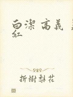 白洁 高义 美红