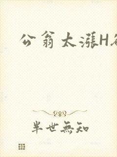 公翁太涨H欲渴