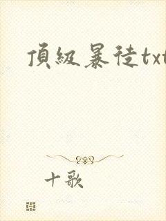 顶级暴徒txt封面