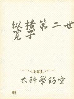 纵横第二世界 宽子