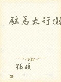 驻马太行侧
