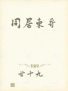 同居东哥封面