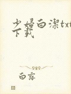 少妇白洁txt下载封面