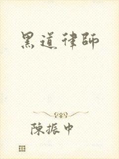 黑道律师封面
