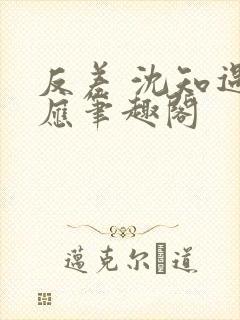 反差 沈知遇晏应笔趣阁
