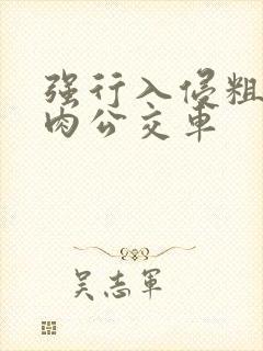 强行入侵粗暴h肉公交车封面