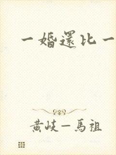 一婚还比一婚高封面