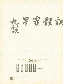 九星霸体诀 小说