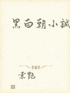 黑白朝小诚