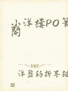 小洋楼PO笔趣阁