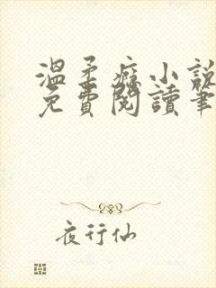 温柔瘾小说全文免费阅读笔趣阁