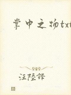 掌中之物txt