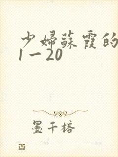 少妇苏霞的沉沦1一20
