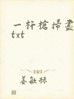 一杆枪扫尽全家txt封面