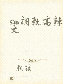 sm调教高辣h文封面