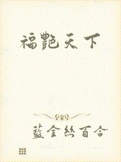 福艳天下封面